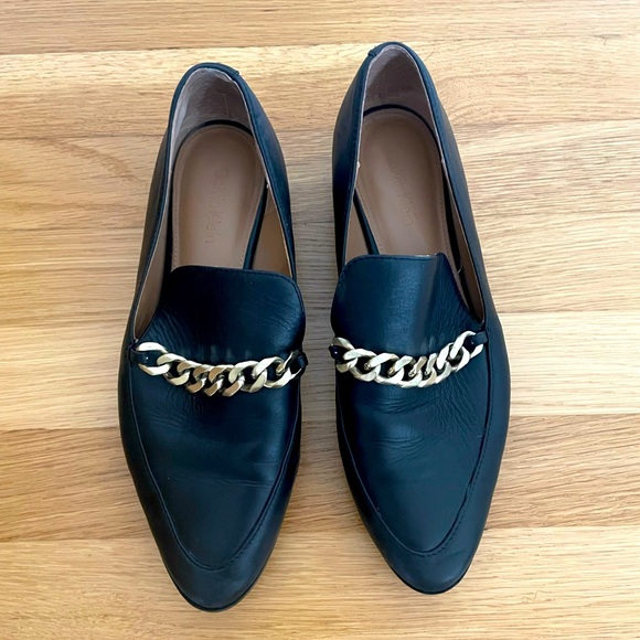 Calvin Klein Loafers with Gold Chain, size 37 - Picture 2 of 10